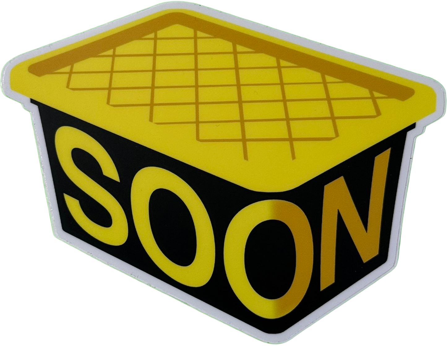 Soon Storage Box Sticker