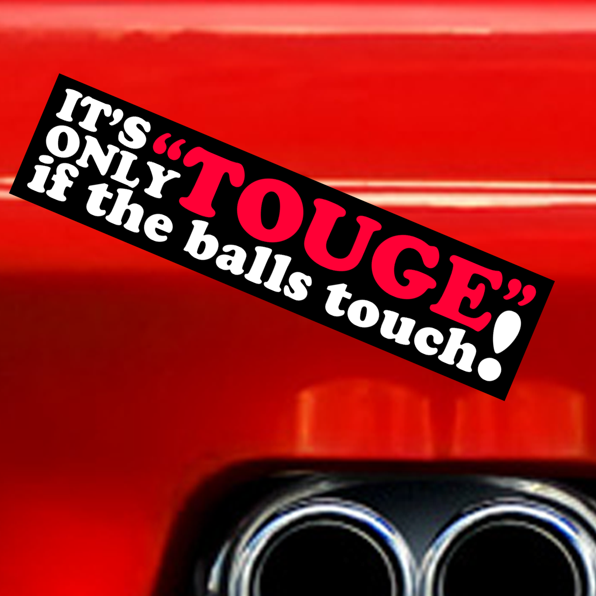 Touge sticker