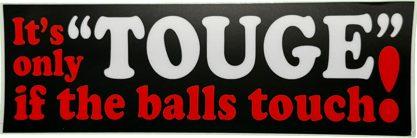 Touge sticker