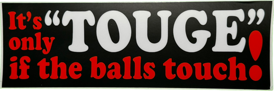 Touge sticker