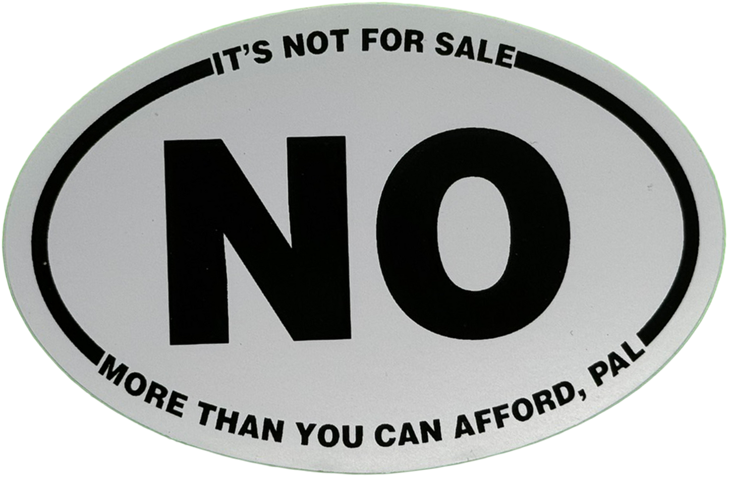 NO it's not for sale Sticker