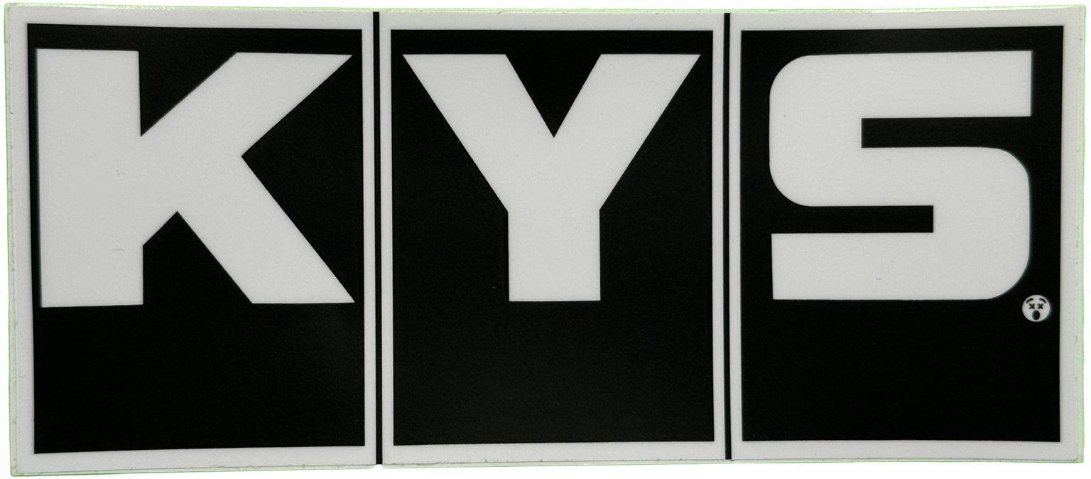 Ky's Sticker KYS sticker (black) – collectorcarfeed