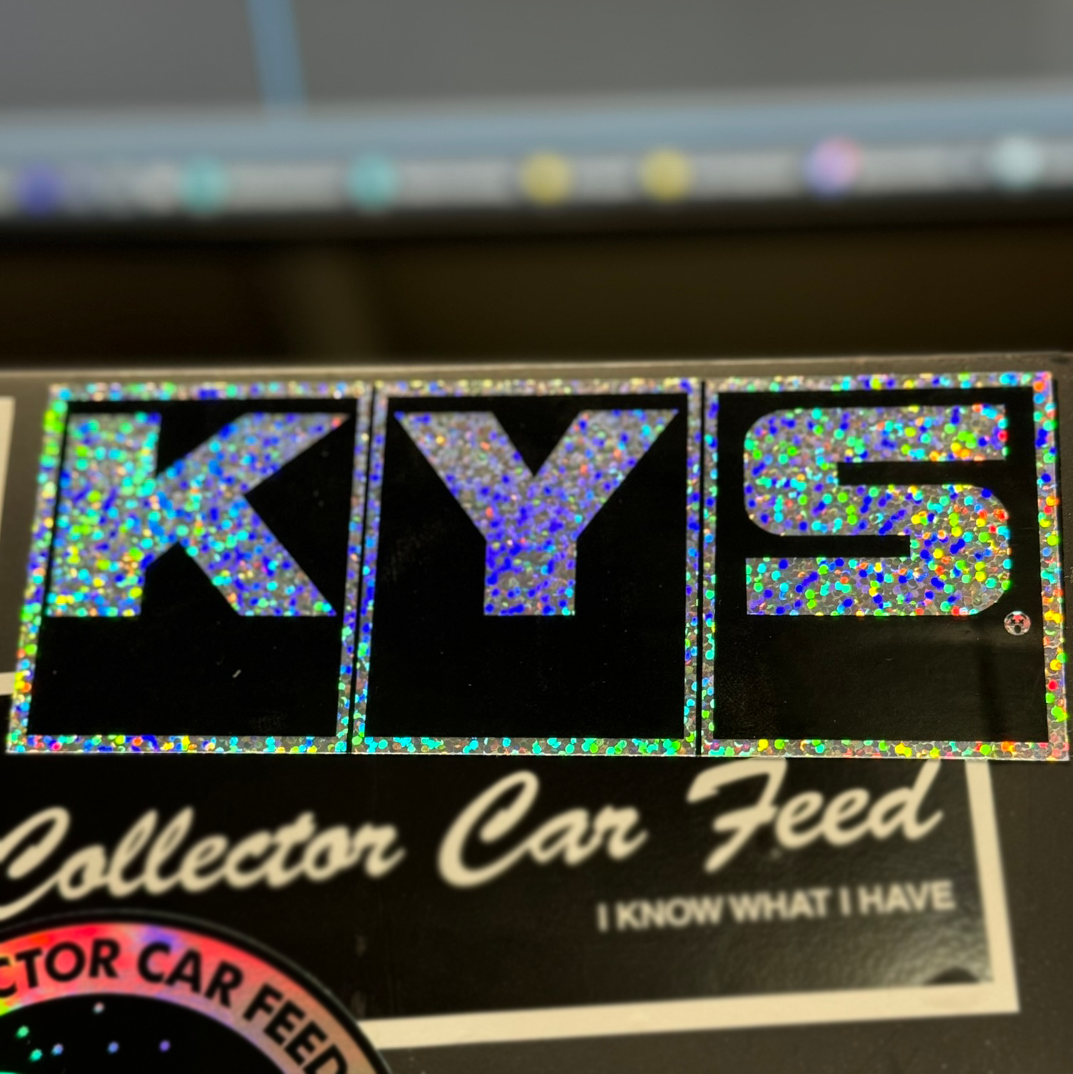 Ky's Sticker KYS glitter – collectorcarfeed