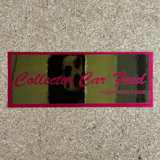 CCF Mid Night Mirror Gold and Purple Sticker