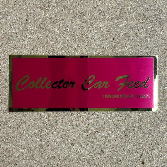 CCF Mid Night Purple and Mirror Gold Sticker