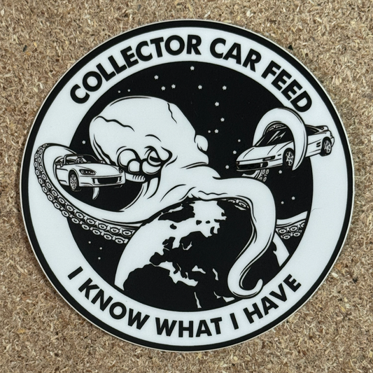 CCF Round Logo Sticker (B&W)