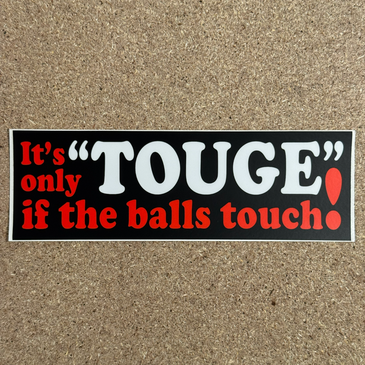 Touge sticker