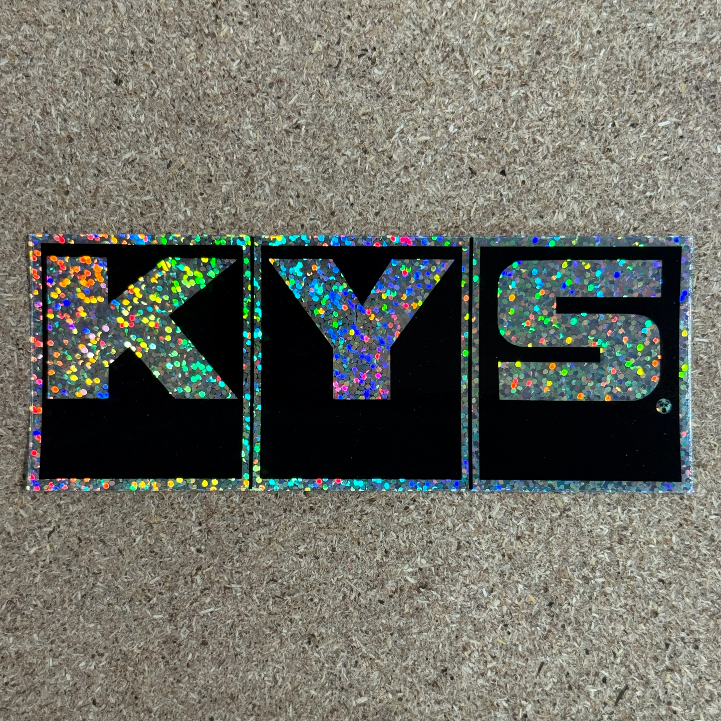 KYS Glitter Sticker
