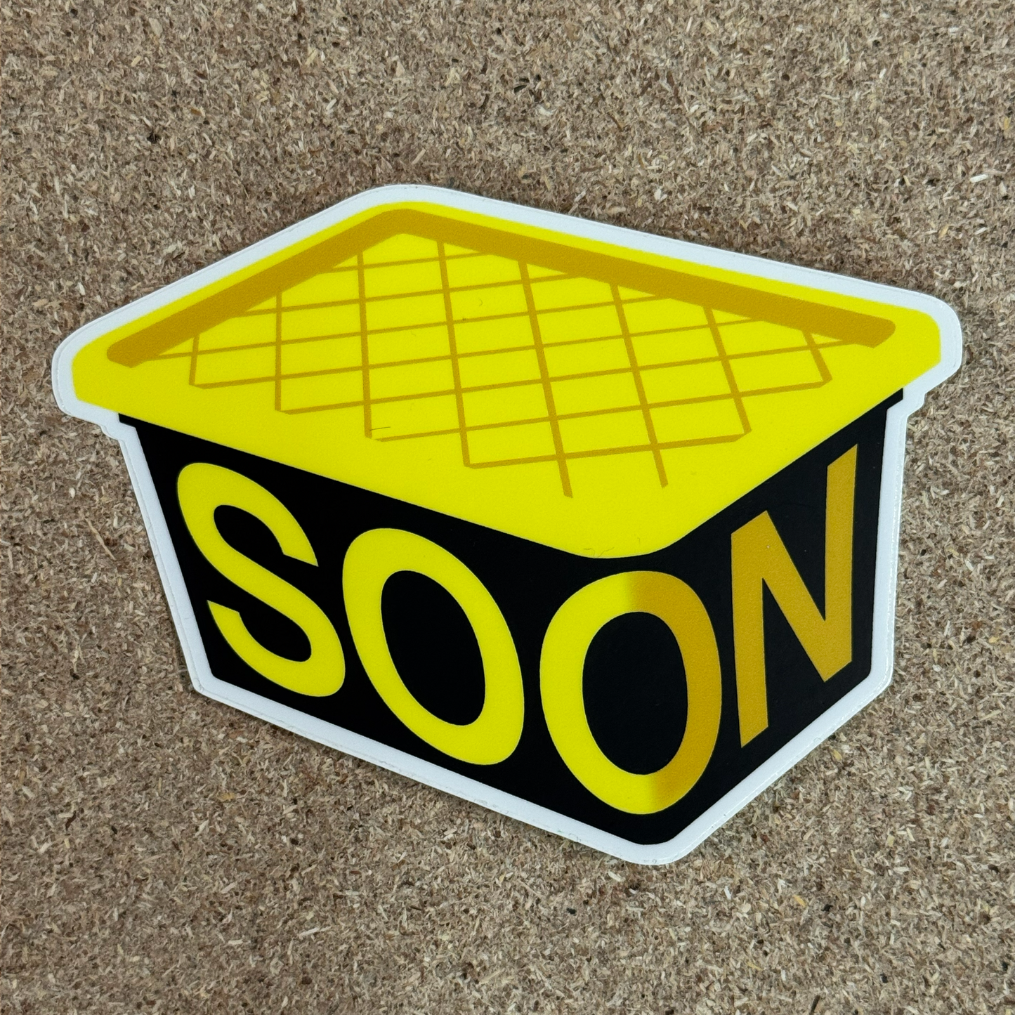 Soon Storage Box Sticker
