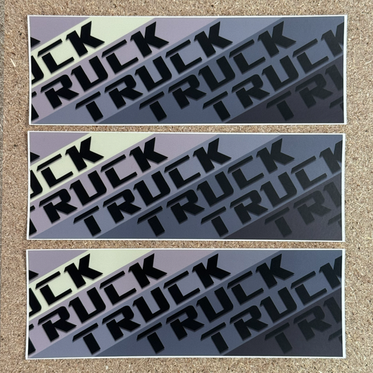Truck Truck Truck Truck Truck Gradient Sticker
