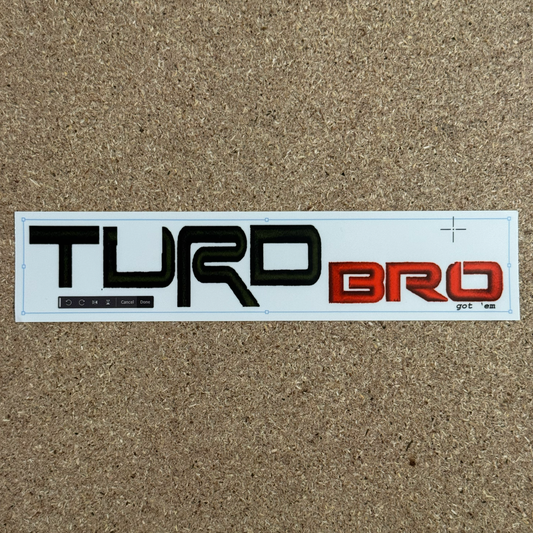Turd Bro Sticker