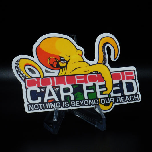 Collector Car Feed Logo Die Cut Sticker
