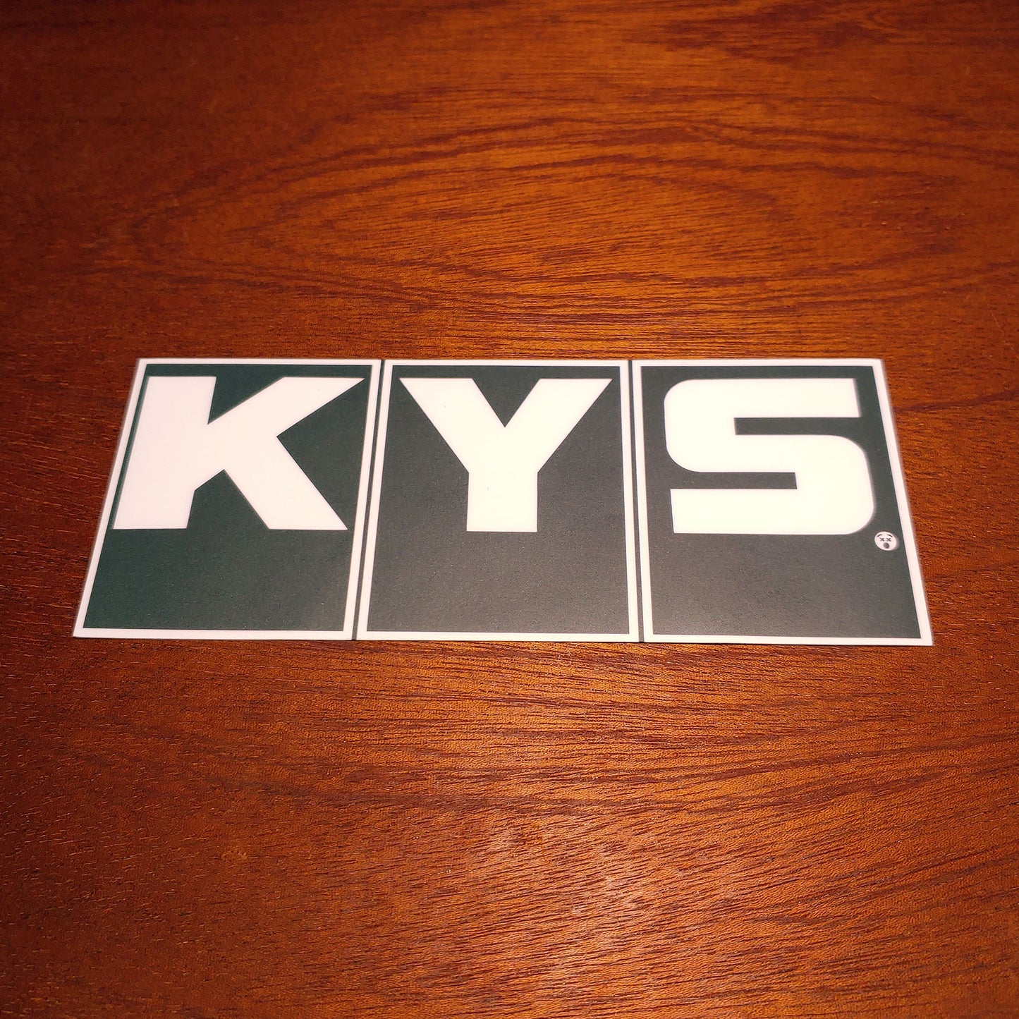 KYS sticker (black)