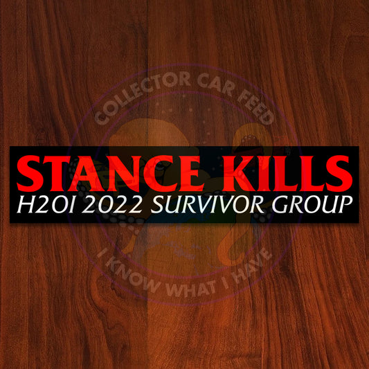 Stance Kills LIMITED EDITION Sticker